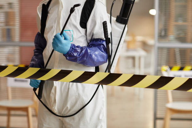 Professional Crime Scene Cleanup technician working in Auburndale, WI